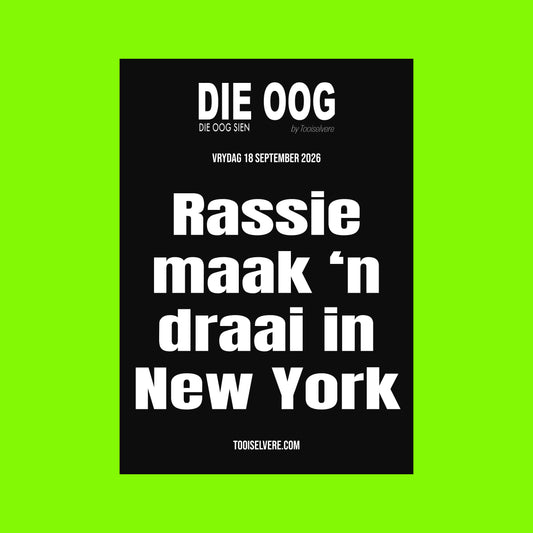 Rassie maak draai in New York